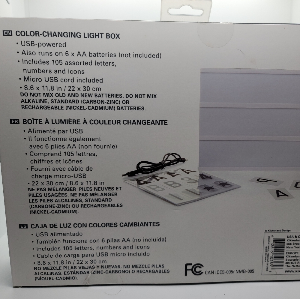 Color Changing Light Box - Picture 2 of 2